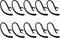 10PCS Bluetooth Headset Earpiece Universal Receiver Clip 360 Degree Rotate Clamp Holder Earhooks Ear Loop Replacement (6mm - Black)...