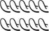 10PCS Bluetooth Headset Earpiece Universal Receiver Clip 360 Degree Rotate Clamp Holder Earhooks Ear Loop Replacement (6mm - Black)...