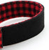 Cute Flower Dog Collars, Cotton Designer Dogs Collar for Girl Female Cats Puppy Small Medium Large Dogs (XS, Plaid Black)...