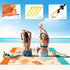 FunQeeu Beach Blanket, Sandproof Extra Large Beach Mat 83" X 79" for 2-8 Adults Waterproof Oversized Lightweight Quick Drying Outdoor Picnic Blank...