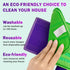 Orighty Reusable Mop Pads Compatible with Swiffer WetJet - Microfiber Pad Refill Machine Washable for Household Cleaning - Cleaning Floor Mop Head...
