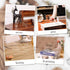 3 Pack Acrylic Dry Erase Board and Marker Glass Alternative Clear Memo Tablet Desktop Display Frameless Small Writing Whiteboard with Stand for Sc...