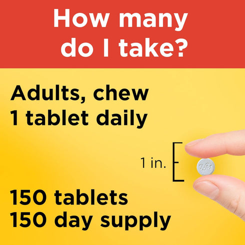Nature Made Chewable Vitamin C 500 mg, Dietary Supplement for Immune Support, 150 Tablets, 150 Day Supply...