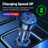 75W Ultra-Fast Car Charger, 30W/QC3.0/Type C 5-Port Smart Shunt 12 Volt Car Adapter Cigarette Lighter USB Charger Compatible with iPhone 14 Pro MA...