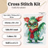 Luca-S Cross Stitch Kit The Elegant Dragon, B1407, Counted Cross Stitch Kit for Adults, Needlecraft and Embroidery Kit...