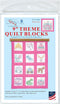 Jack Dempsey Quilt Blocks 9" Princess, 12pc...