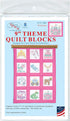 Jack Dempsey Quilt Blocks 9" Princess, 12pc...