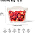 OXO Good Grips Silicone Reusable Bag – Stand-Up Snack (12 oz) – Oat...