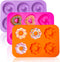 3 Pack Silicone Donut Pan, Just Pop Out, Non-Stick Doughnuts Baking Pans for Donuts, Muffin, Cake Biscuit Bagels, Just Pop Out - Oven & Dishwasher...