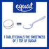 EQUAL 0 Calorie Sweetener Tablets, Aspartame and Acesulfame-K Sweetener, Sugar Substitute, Zero Calorie Sugar Substitute Tablets, Erythritol Free,...