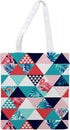 Womens Tote bag - Flamingo with colorful flowers pattern - Sports Gym Lunch Yoga Shopping Travel Bag Washable - 1.47X0.98 Ft...