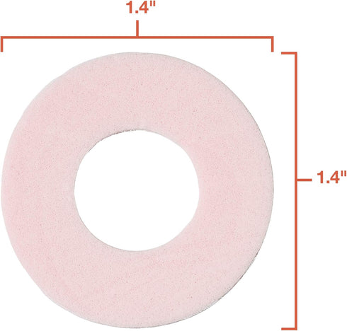 ZenToes Callus Cushions Round Foam Padding with Water-Resistant Self-Stick Adhesive, Protects Foot, Heel and Toes from Rubbing and Friction, Pain ...