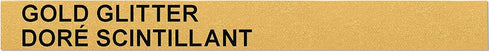 DYMO COLORPOP Authentic Label Maker Tape, 1/2" W x 10' L, Black Print on Gold Glitter, D1 Standard...
