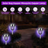 Solar Bug Zapper Outdoor Mosquito Zapper Mosquito Killer Lamp for Patio Backyard Garden Pathway Insect Mosquito Repellent Purple and White Light (...