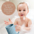 Baby Bath Rinse Cup, Silicone Body Washing Rinser Cup with Easy Grip Handle, Wash Rinse Cup for Kids (Sage)...