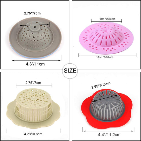 Plastic Pouring Strainers,Flower Acrylic Paint Strainers,Silicone Kitchen Sink Drain Basket for Painting Pouring Supplies and Creating Unique Patt...