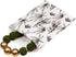 888 Display USA, Inc 20 bags of our White, 4" x 6" Exotic Plant Print Flat Paper Bags, for Treats, Storefronts, Promotional Giveaways, Cookies, Br...