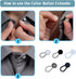 30pcs, Collar Extenders,Elastic Button Extender for Dress Shirts,Invisible Neck Extender, Button Extenders for Men and Woman for Dress, Shirts,Sui...