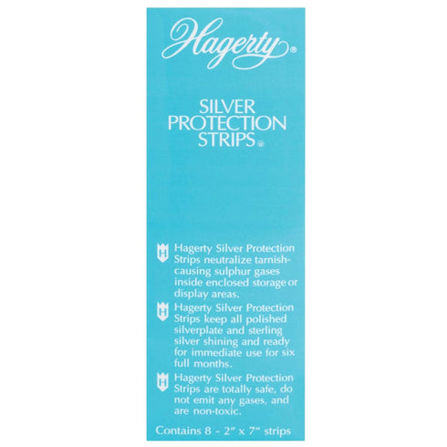 Hagerty Silver Protection Strips, Jewelry Tarnish Prevention Strips for Jewelry Boxes and Enclosed Storage, Made In USA, Kosher Certified, 8-Pack,...
