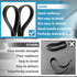 HASMX 2-Pack Replacement Vacuum Cleaner Belts #12675000002729 for Black & Decker Air Swivel Vacuum BDASV101, BDASV103, BDASV104, BDASL102 & Ultra,...