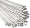 Metal Zip Ties 11.8 inch 100pcs 304 Stainless Steel Zip Ties Heavy Duty Multi-Purpose Self-Locking Cable Ties for Machinery, Vehicles, Exhaust Wra...