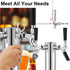 Draft Beer Tap Plugs Brush Beer Faucet Plug 5PCS Beer Keg Tap Plugs, 5PCS Beer Keg Tap Cover Beer Faucet Brush Caps Cover, 3PCS Long Cleaning Brus...