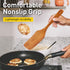 Teak Wooden Spatula for Cooking Wok Spatula Kitchen Turner for Mixing, Scraping, Baking Spatula Best Non Stick Wood Cooking Utensil Angled Flat Sp...