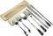 11 Pcs Reusable Utensil Set with Case - Stainless Steel EDC Cutlery Set for Travel, Camping, Picnic & Outdoor Activities – Perfect Lunch Box Acces...