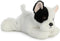 Aurora® Adorable Mini Flopsie™ French Bulldog Pup Stuffed Animal - Playful Ease - Timeless Companions - White 8 Inches...