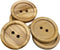 Olive Wood Buttons - 2 holes / 5 sizes - (12, 15, 18, 20 y 25 mm) - Manufactured in EUROPE (20 mm)...