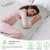 Love's cabin Satin Body Pillow Pillowcase, Similar to Silk Body Pillow Cover with Envelope Closure, Silky Cooling Long Pillowcases for Hair and Sk...