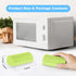 4 Pack Damp Clean Duster Sponge, Magic Sponge Eraser for Household Cleaning, Reusable Dusters Cleaning Supplies for Housekeeping, Dish, Blinds, Gl...