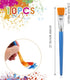 20 Pcs Flat Paint Brushes for Acrylic Painting, 1 Inch Art Paint Brushes Artist Painting Brush for Acrylic Watercolor Oil Detail Painting...