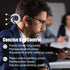 Open Ear Air Conduction Headphones with Mic Bluetooth Wireless Sport Headset Stereo Sound IP67 Waterproof Ultra light Weight for Running Hiking Cy...