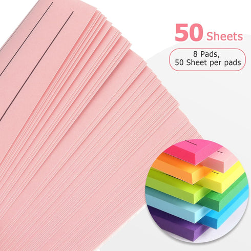9 Pads to Do Lined Sticky Notes Self-Stick Note Pads with Line 3x4 Inch Adhesive Memo Sticky Notes Notepad...