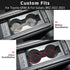 Anti Dust Mats for Toyota 86 Subaru BRZ Scion FR-S 2022 2023,Custom fit Cup Holder Liners Mats Door Pocket Center Console Liners (Red/6Pcs)...