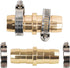 Hourleey 2 Pack Garden Hose Repair Kit, Hose Connector Repair Mender Kit with Stainless Clamp, Fits 3/4"-5/8" Water Hose Repair Fittings...