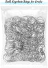 Paxcoo 100 Pack Keyrings, Split Key Rings Bulk for Keychain and Crafts (1 Inch)...