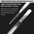 4 Pieces Long Tweezers,Long Handle Stainless Steel Straight and Curved Tweezers Nippers,Precision Craft Tweezers Set with Serrated Tips,Bonsai Too...
