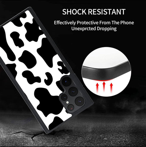 for Samsung Galaxy S23 Ultra Case - Cow Print Pattern Phone case - TPU Shock Absorption Protection Phone Case...