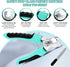 4 in 1 Dog Self-Cleaning Slicker Brush for Shedding & Grooming Long Short Haired Cats, Removes Loose Fur, Undercoat, Mats, Tangled Hair With All H...