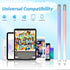 Universal Stylus Pens for Touch Screens (2 Pcs), High Sensitivity Fiber Tips, Compatible with Apple/iPhone/iPad/iOS/Android/Samsung Tablets and Al...