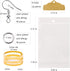 AOUXSEEM 321 Pcs Faux Leather Earrings Making Kit for Beginner, Contains 96 Pre Cut Evil Eye Earring Pieces with Hooks Jump Rings Opener Earring D...