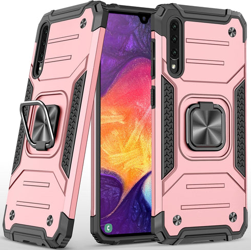 for Samsung Galaxy A50 Case A50S A30S Case Military Grade Built-in Kickstand Holder Armor Heavy Duty Shockproof Cover Protective for Galaxy A50/A5...