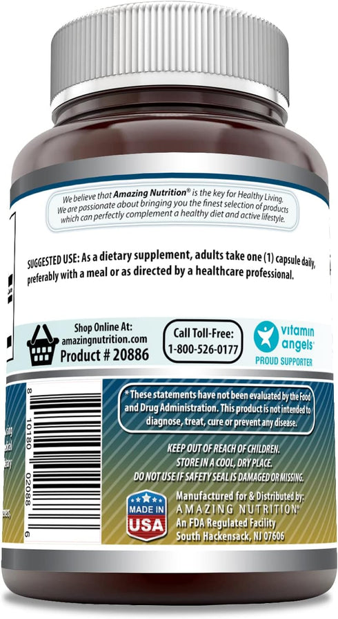 Amazing Formulas Taurine Supplement | 1000 Mg per Serving | 100 Capsules | Non-GMO | Gluten-Free | Made in USA...