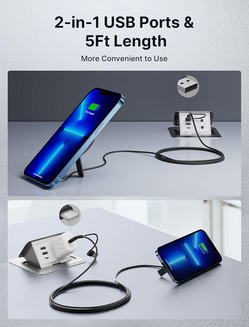 JSAUX Magnetic Wireless Charger Compatible for MagSafe Charger/iPhone 15/15 Pro/15 Plus/15 Pro Max/iPhone 14/14 Plus/14 Pro/14 Pro Max/13 12, Mag ...