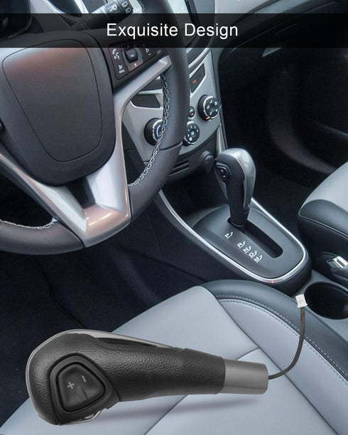 Automatic Transmission Gear Shift Knob Fit for Chevrolet Trax 2013-2017 Sonic 2012-2017, Handle Shift Lever Gear Shifter Knob with Button Replace ...
