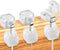 6pcs Magnetic Cable Management Clips, Self Adhesive Cord Organizer Holder Desk Cable Management Cord Organizer Phone Charger Wire Holder Desk Cabl...