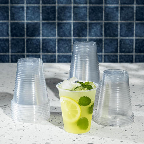 Blue Sky 100 Count Plastic Cups, 5 oz, Clear...