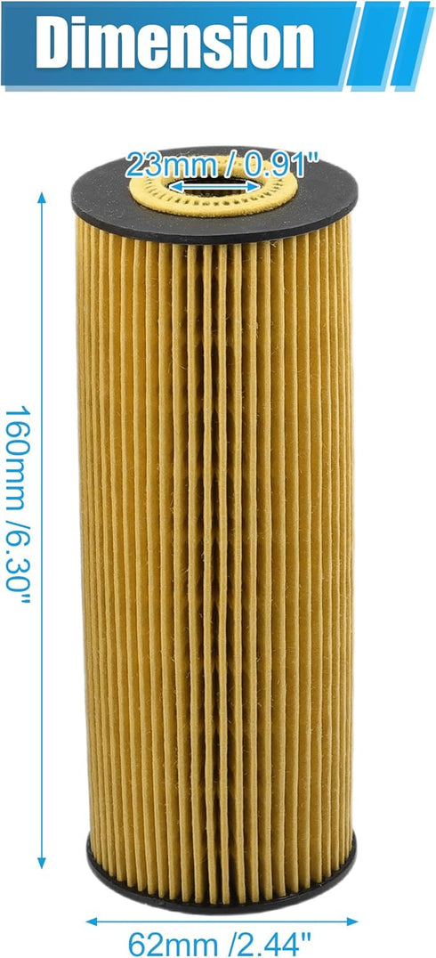 X AUTOHAUX Engine Oil Filter No.A1041800109/A1041840825/A1041840325 for Mercedes-Benz W124 W210 A124 C124 S124...